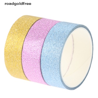 rfmx 10pcs glitter washi cinta papelería scrapbooking decorativo cintas adhesivas diy glory