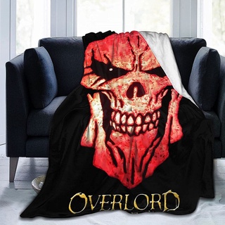 lcizrong overlord franela manta impresión alfombra caliente felpa microfibra sof