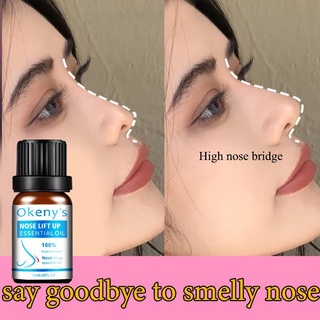 Okeny nariz levantar aceite esencial nariz levantamiento aceite suero Anti-envejecimiento cuidado de la piel forma reafirmante hidratante 10ml
