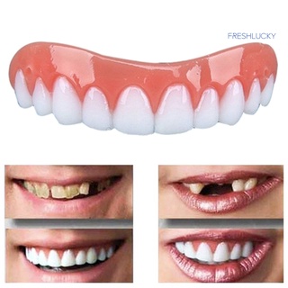 Fre simulación falsa superior dientes dientes blanqueamiento tira dentadura Brace cuidado Oral juguete