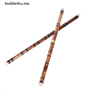 【buildvitu】 Bamboo Flute Professional Woodwind Musical instruments C D E F Key Chinese dizi [MX]