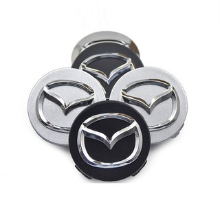 Tomota nuevo Mazda llanta de coche rueda central cubierta de carreras insignia emblema tapa tapa cubierta piezas de estilo coche 52mm/56mm/4PCS