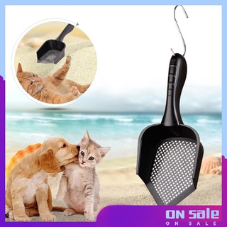 edward02560 Litter Scoop Cat Pointed Shovel Fine Sand Sifter Pet Poop Cleaning Tool