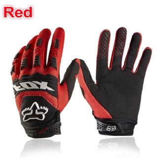 guantes de motocicleta de dedo completo de cuero resistente al desgaste guantes de moto (5)