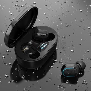 E7S TWS auriculares inalámbricos Bluetooth 5.0 IPX4 impermeable deporte auriculares 9D sonido estéreo cancelación de ruido auriculares con caja de micrófono