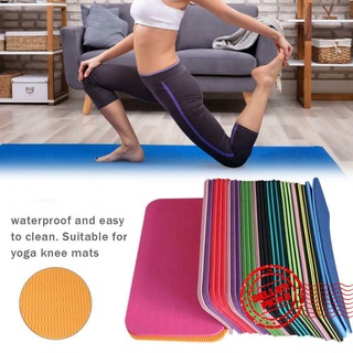 rodillera de yoga (15x8") antideslizante para yoga, 6 mm, ejercicio de viaje, gruesa, z6h5