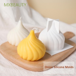 Mxbeauty - molde de silicona para velas de jabón, moldes de yeso, velas 3D, fabricación de velas perfumadas, cebolla, aromaterapia, modelo de cera, Multicolor