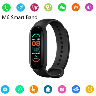 m6 smart band pulsera ip67 impermeable smarthwatch presión arterial deportes fitness tracker smartband pulseras para adriod ios [am]