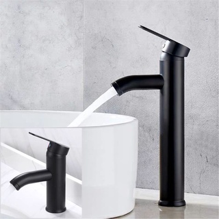 Grifos de lavabo de baño de una sola manija grifos frío/caliente mezclador lavabo fregadero agua negro grifo de cocina accesorios de baño
