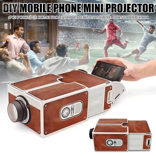 Smartphone proyector crear un pequeño cine en casa proyector de teléfono portátil