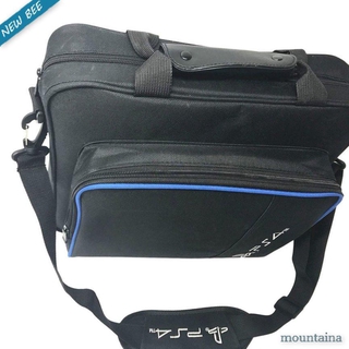 [JH] bolsa de almacenamiento de consola de juegos a prueba de golpes, bolsa de viaje, bolso de hombro para PS4 Pro