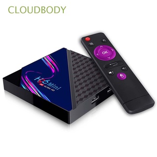 CLOUDBODY 3D Set Top Box 1G/8G WIFI Media Player Smart TV 1080P Receptores de 4K RK3328 Reproductor multimedia 2.4G H96 Mini
