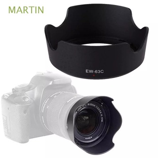 martin capó de lente de cámara durable ew63c lente protetor lente capucha ef-s 18-55 mm abs f/3.5-5.6 negro ew-63c/multicolor