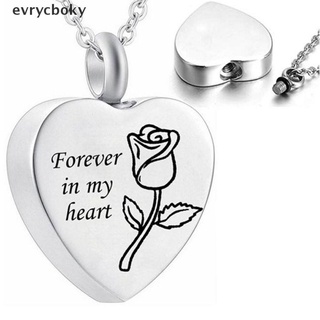 evrycboky rose forever in my heart colgante relicario collar para cenizas joyería regalos mx