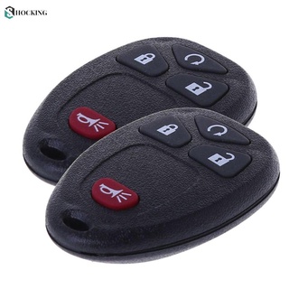 2 piezas 4 botones control remoto llave del coche fccid:15114374 kobgt04a 315