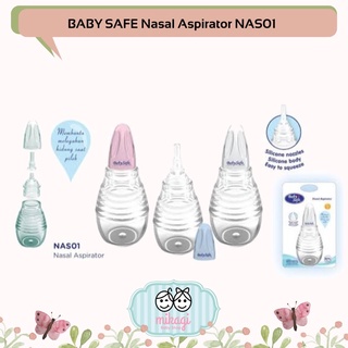 Mikagibaby - aspirador Nasal de silicona seguro para bebés y niños, aspirador Nasal NAS01