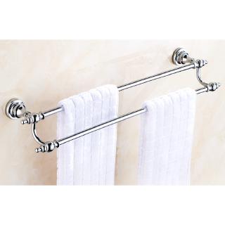 Pulido cromo baño toallero inodoro toalla de baño estante toalla barra de baño percha de toallas accesorios de baño toallero zba902