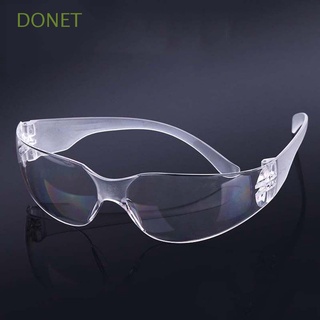DONET Factory Eye Protective Glasses Clear Splash proof Safety Goggles Outdoor Work Anti Fog Lightweight Anti-impact Anti-dust Lab Supply Windproof Safety
