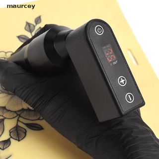 maurcey pantalla led rotativa inalámbrica tatuaje fuente de alimentación batería tatuaje máquina pluma rca mx