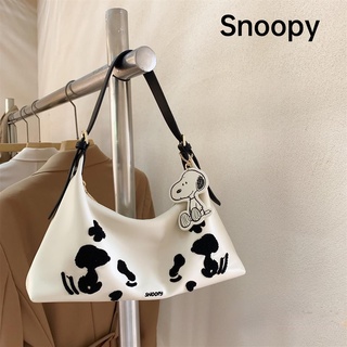 Snoopy de un hombro axila bolsa de las mujeres bolso ins moda bolso casual cross-body bolsa pequeña plaza bolsa