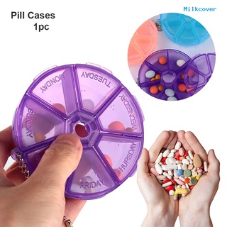 [Milkcover] Pill Box Mini Beautiful Easy-using Pill Container for Home (1)