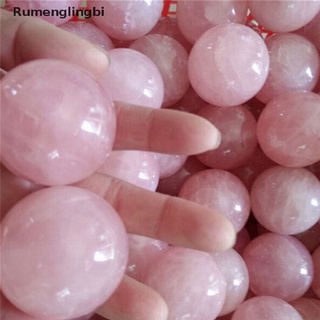 [rbi] 1 pieza de cristal curativo rosa natural de cuarzo rosa bola de divinación esfera de 20 mm venta caliente