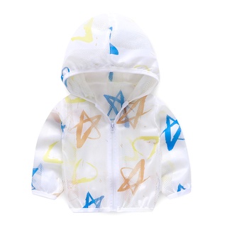 los niños protector solar ropa de verano nuevo abrigo de los niños delgados niñas protector solar ropa transpirable bebé protección solar ropa de los niños (9)