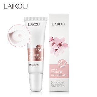 LAIKOU Sakura Eye Cream Anti-Wrinkle Anti-aging Remove Eye Bag Against Puffiness Firming 15g (9)