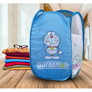 Bolsa de lavandería Doraemon Hello Kitty Frozen Keropi Cars Minnie X 084 carácter ropa sucia cesta (6)