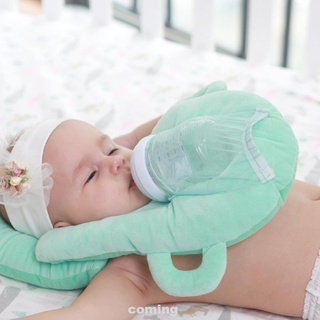 Hogar seguro desmontable multifuncional portátil mezclas de algodón soporte de biberón cojín de lactancia bebé (4)