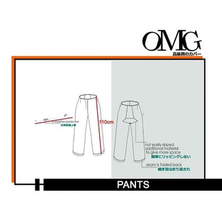 Omg impermeable de goma pantalones impermeables impermeables pantalones resistentes al agua PVC OKE capa matel matol (3)