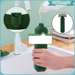 dispensador de cepillo de jabón utensilios de cocina ollas herramienta de limpieza dispensador de jabón dispensador de jabón suministros de limpieza para baño cocina