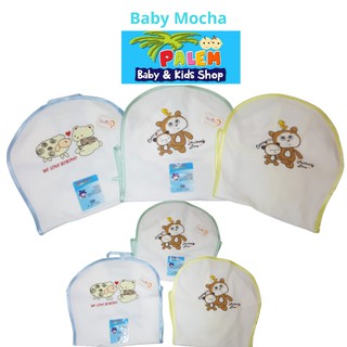 3Pc-Baby mocha blanco pañales de autobús/pañales de bebé blanco 104972