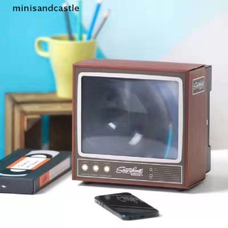 [minisandcastle] Amplificador de lupa de pantalla HD para teléfono móvil Mini Retro pequeña lupa caliente (5)