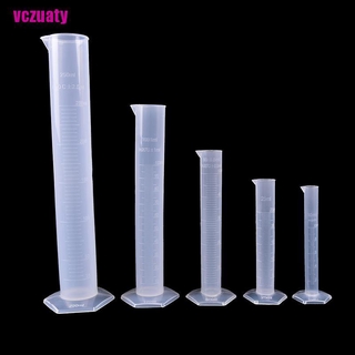 vczuaty 10/25/50/100/250ML Plastic Measuring Cylinder Laboratory Test Graduated Tube (1)
