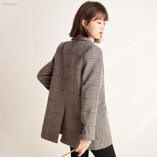 ▧Rou Shaer lana abrigo de talle retro estilo Hong Kong, mujer fesyen usar corto sut lana abrigo
