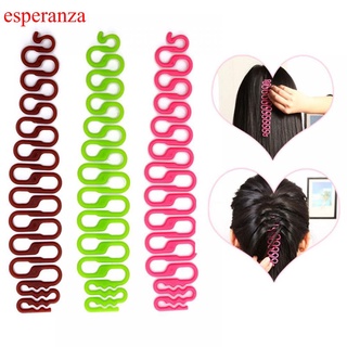 2 piezas de moda DIY peinado Clip palo Bun Maker trenza herramienta accesorios para el cabello