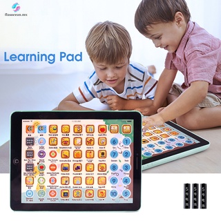 Children Touch Tablet Early Education Machine Kids Learning Pad Bilingual Reading Machine Educational Toy Electronic Tablet Pad Multifunctional Touch Plate Learning Alphabets Numbers ABC Pre-School Pad for Kids Gift