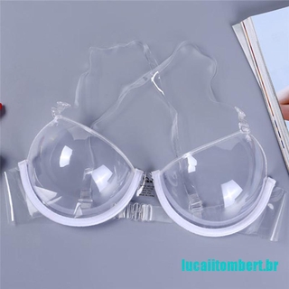 (hot) moda transparente transparente push up sujetador correa invisible sujetadores mujeres con aros nuevo (3)