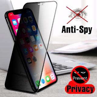 iPhone 11 Pro XS Max X XR 8 7 6 6S Plus Privacidad Antiespía Vidrio Templado Cobertura Completa Protector De Pantalla