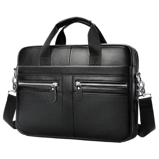 [Tiktok Hot] Mens Business Leather Briefcase Handbag Laptop Shoulder Messenger Bag Work