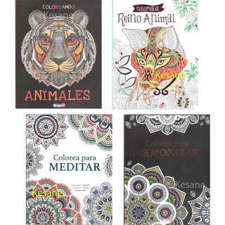 Paquete Mandalas Elegantes Para Iluminar Colorear Terapia Libro Anti Estres Dream Arts