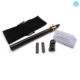 MC Black Pocket Sax Mini Portable Saxophone Little Saxophone With Carrying Bag Woodwind Instrument