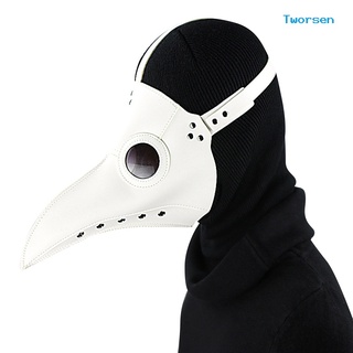 Tworsen Doctor pájaro nariz larga pico Steampunk máscara de Halloween fiesta disfraz Cosplay Props