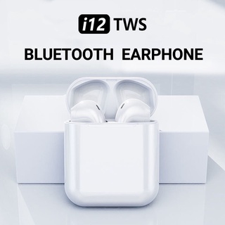 【Ready Stock】Audífonos In-ear inalámbricos i12 Calidad de sonido envolvente