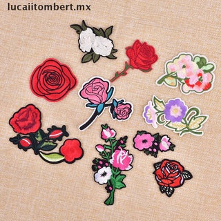 【lucaiitombert】 11PCS Flower Patches Applique Embroidered Iron on Patch for Clothes Accessories [MX]