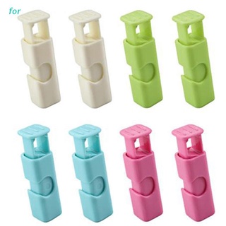 for 8 Pcs Portable Chip Bag Sealing Clips Snack Food Bag Spring Sealer Fresh-keeping Clamp Plastic Tool