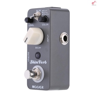 HP Mooer Shim Verb Micro Mini Digital Reverb Effect Pedal for Electric Guitar True Bypass