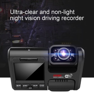 Qc 2160P HD Car DVR Dual Lens Night Vision Panoramic 24h Park Monitor Wireless Dash Cam for Vehicles