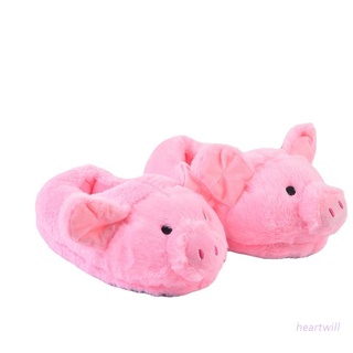 escuchar lindo rosa toot rosa cerdo zapatillas de felpa casa interior cerdito suave niña zapatillas